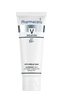 Pharmaceris V OCHRONNY KREM SPF 50+ dla skóry z problemem bielactwa do twarzy i ciała VITI-MELO DAY 75 ml