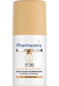 Pharmaceris F MILD FLUID FOUNDATION SPF 20 intense coverage COVERAGE-CORRECTION 02 SAND 30 ml