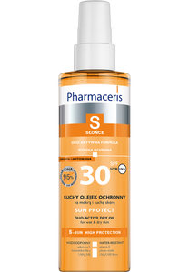 Pharmaceris S SUCHY OLEJEK OCHRONNY SPF 30 do ciała na mokrą i suchą skórę SUN PROTECT 200 ml