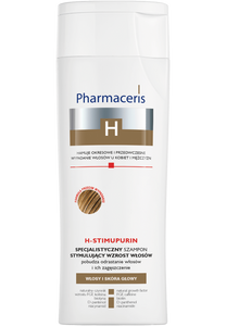 Pharmaceris H PROFESSIONAL HAIR GROWTH STIMULATING SHAMPOO stimulates healthy, thicker hair growth H-STIMUPURIN 250 ml
