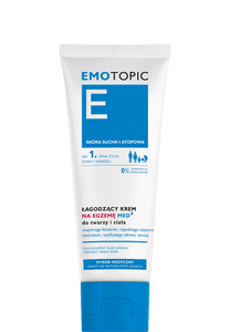 EMOTOPIC ŁAGODZĄCY KREM NA EGZEMĘ MED+ do twarzy i ciała 75 ml