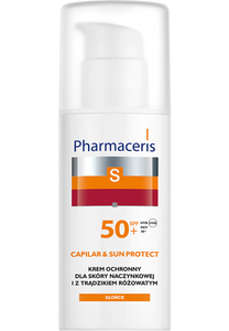 Pharmaceris S KREM OCHRONNY dla skóry naczynkowej i z trądzikiem różowatym CAPILAR & SUN PROTECT SPF 50+ 50 ml
