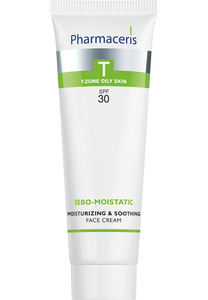 Pharmaceris T MOISTURIZING AND SOOTHING FACE CREAM SPF 30 SEBO-MOISTATIC 50 ml