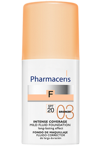 Pharmaceris F FOND DE TEINT DÉLICAT COUVRANT INTENSÉMENT COVERAGE-CORRECTION FPS 20 03 BRONZE 30 ml