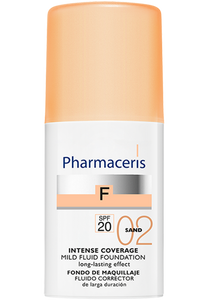 Pharmaceris F FOND DE TEINT DÉLICAT COUVRANT INTENSÉMENT COVERAGE-CORRECTION FPS 20 02 SAND 30 ml