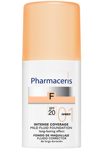 Pharmaceris F FOND DE TEINT DÉLICAT COUVRANT INTENSÉMENT COVERAGE-CORRECTION FPS 20 01 IVORY 30 ml