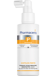 Pharmaceris P PSORIATIC SCALE REDUCING KERATOLYTIC LIQUID for scalp and other hair-bearing areas ICHTILIX-FORTE 125 ml