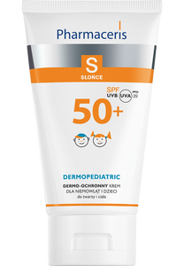 Pharmaceris S DERMO-OCHRONNY KREM SPF 50+ do twarzy i ciała dla niemowląt i dzieci 125 ml