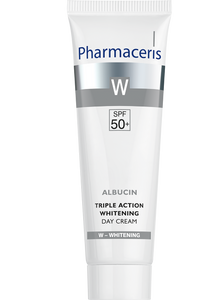 Pharmaceris W DNEVNA KREMA SA TROSTRUKIM DJELOVANJEM ZA KOŽU SKLONU HIPERPIGMENTACIJI SPF 50+ ALBUCIN 30 ml