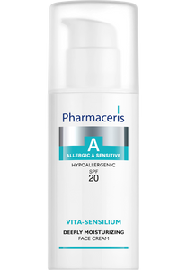 Pharmaceris A CRÈME LÉGÈRE HYDRATANTE EN PROFONDEUR FPS 20 pour le visage VITA-SENSILIUM 50 ml