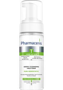 Pharmaceris T MOUSSE NETTOYANTE EN PROFONDEUR pour le nettoyage du visage RESTAURE L’HYDRO-ÉQUILIBRE PURI-SEBOSTATIC 150 ml