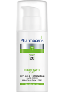 Pharmaceris T ANTI-ACNE NORMALIZIRAJUĆA MAT krema za lice protiv akni SPF 20 SEBOSTATIC DAY 50 ml