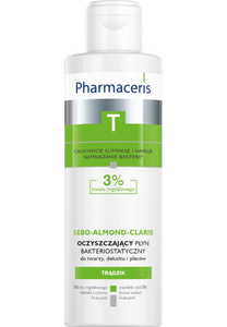 Pharmaceris T PURE SKIN SOLUTION for face, décolletage and back 3% mandelic acid SEBO-ALMOND-CLARIS 190 ml