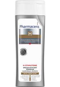 Pharmaceris H SPECIALIST SHAMPOO double action product GRAY HAIR PREVENTING & HAIR GROWTH STIMULATING H-STIMUTONE 250 ml