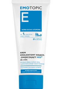 EMOTOPIC KREM EMOLIENTOWY KOJĄCO-ZMIĘKCZAJĄCY MED+ do ciała 200 ml