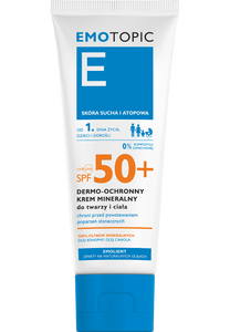 EMOTOPIC DERMO-OCHRONNY KREM MINERALNY SPF 50+ do twarzy i ciała 75 ml