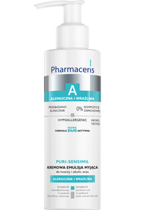 Pharmaceris A KREMOWA EMULSJA MYJĄCA do twarzy i okolic oczu PURI-SENSIMIL 190 ml