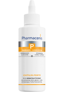 Pharmaceris P PŁYN KERATOLITYCZNY do owłosionej skóry głowy i ciała zmniejszający łuskę łuszczycową ICHTILIX-FORTE 125 ml