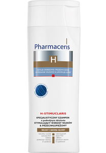 Pharmaceris H SPECJALISTYCZNY SZAMPON o podwójnym działaniu STYMULUJĄCY WZROST WŁOSÓW & PRZECIWŁUPIEŻOWY H-STIMUCLARIS 250 ml