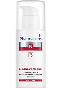 Pharmaceris N AKTYWNY KREM PRZECIW­ZMARSZCZKOWY SPF 10 do twarzy MAGNI-CAPILARIL 50 ml