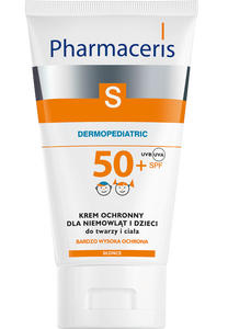 Pharmaceris S KREM OCHRONNY NA SŁOŃCE  SPF 50+ do twarzy i ciała dla niemowląt i dzieci 125 ml