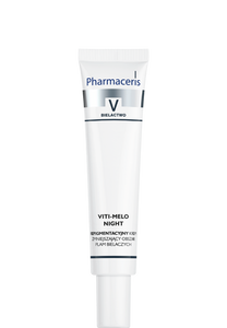 Pharmaceris V REPIGMENTACYJNY KREM ZMNIEJSZAJĄCY OBSZAR PLAM BIELACZYCH do twarzy i ciała na noc VITI-MELO NIGHT 40 ml