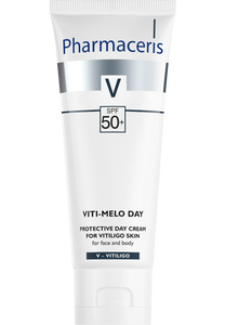 Pharmaceris V PROTECTIVE DAY CREAM SPF 50+ FOR VITILIGO SKIN for face and body VITI-MELO DAY 75 ml