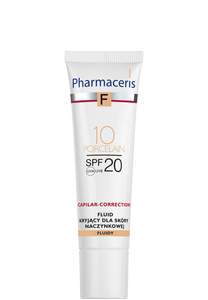 Pharmaceris F FLUID KRYJĄCY DLA SKÓRY NACZYNKOWEJ CAPILAR-CORRECTION SPF 20 10 PORCELAIN 30 ml