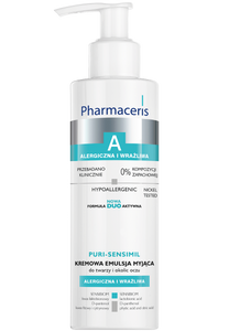 Pharmaceris A KREMOWA EMULSJA MYJĄCA do twarzy i okolic oczu PURI-SENSIMIL 190 ml