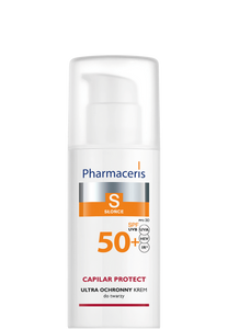 Pharmaceris S ULTRA OCHRONNY KREM SPF 50+ do twarzy dla skóry naczynkowej i z trądzikiem różowatym CAPILAR PROTECT 50 ml