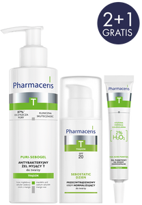 Zestaw Pharmaceris T PIELĘGNACJA SKÓRY TRĄDZIKOWEJ