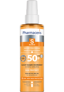 Pharmaceris S SUCHY OLEJEK OCHRONNY SPF 50+ do ciała na mokrą i suchą skórę SUN PROTECT 200 ml