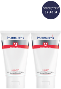 Pharmaceris M ZESTAW PROMOCYJNY KREM ZAPOBIEGAJĄCY ROZSTĘPOM wzmacniający strukturę skóry FOLIACTI™ 2 x 150 ml