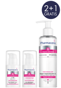 Pharmaceris R ZESTAW PROMOCYJNY LIPO-ROSALGIN 30 ml + CALM-ROSALGIN 30 ml + PURI-ROSALGIN 190 ml GRATIS