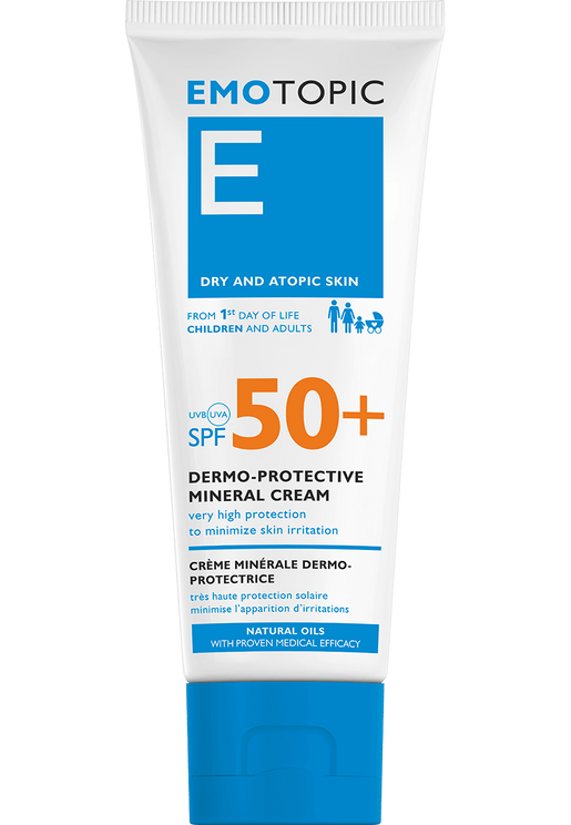 EMOTOPIC DERMOPROTECTIVE MINERAL CREAM SPF 50+ very high protection to